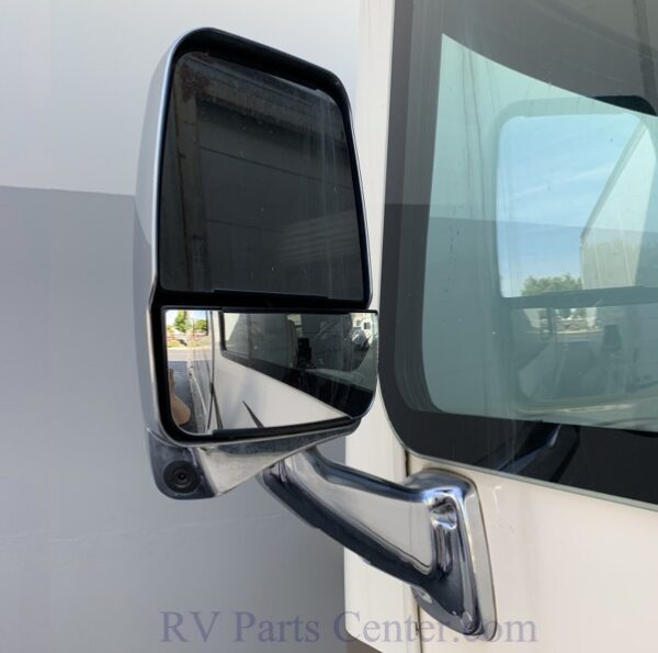 Motorhome Mirror w/ Camera, Driver Side, Chrome, Velvac 719155