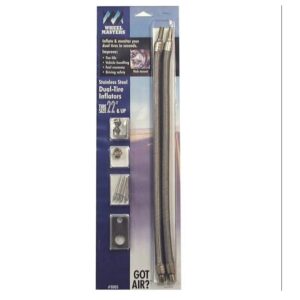 Stainless Steel Valve Extenders 2-Hose for 22 inch, Wheel Masters 8005