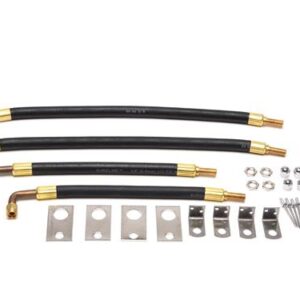 Rubber Hose Valve Extenders 4 Hose Kit 16 inch - 19.5 inch, Wheel Masters 8003