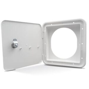 Fuel Hatch with Oval Polar White, Thetford 94304 Fuel Hatch with Oval Polar White, Thetford 94304