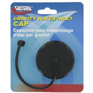 Gravity Water Fill Cap in Black, Valterra A0120SBKVP Gravity Water Fill Cap in Black, Valterra A0120SBKVP