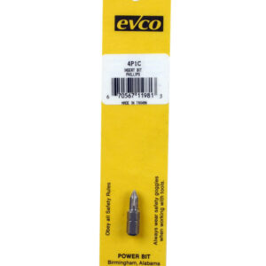 Screw Bit No.1, .25 Inch x 2 Inch Bit Size, Phillips Power Bit, AP 94-8013