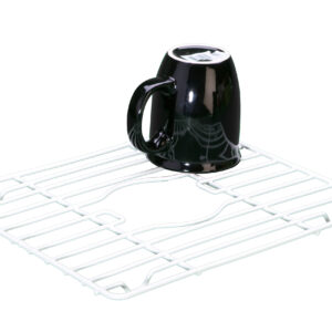 Sink Protector, Cushion-Coated Steel, White AP 031984