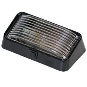 RV Porch Light Clear Lens Black Base, Arcon 51308 RV Porch Light Clear Lens Black Base, Arcon 51308