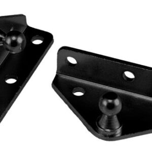 Angled Mounting Brackets w/10mm Ball, 2pk, JR Products BR-12553