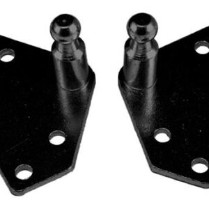 Flat Mounting Brackets w/10mm Ball, 2pk, JR Products BR-10336