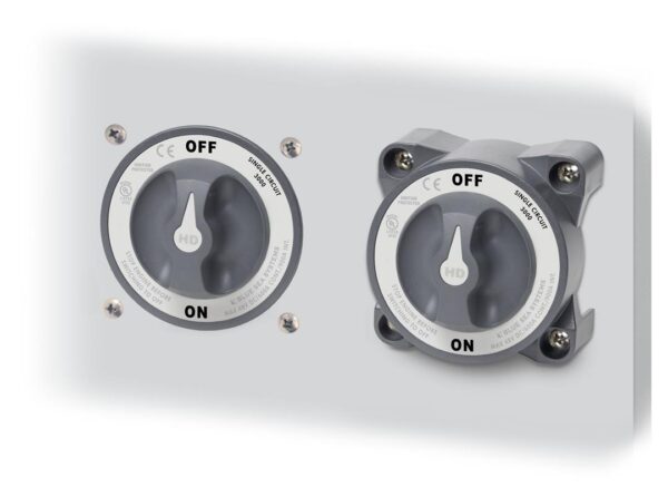Battery Disconnect Switch Gray, Blue Sea 3000-BSS