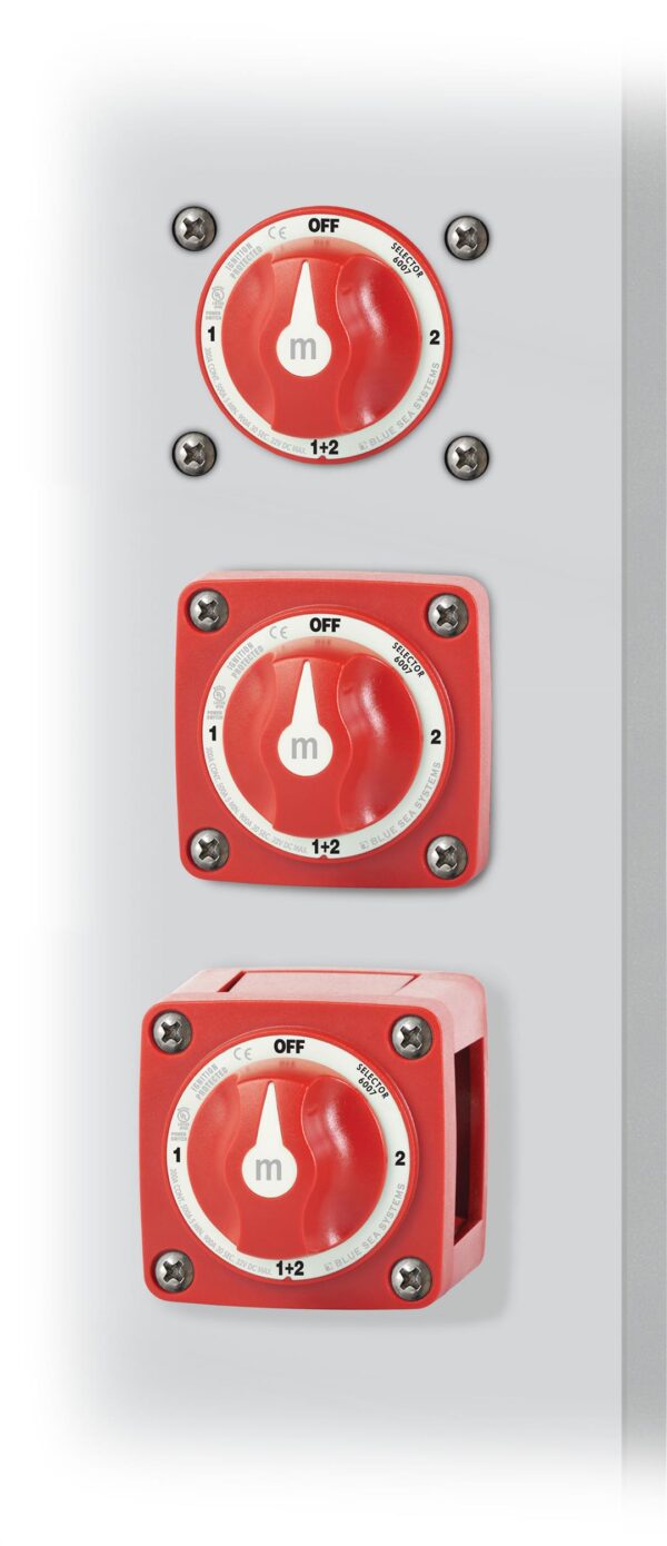 Battery Selector Switch 2 Batteries, Blue Sea 6007