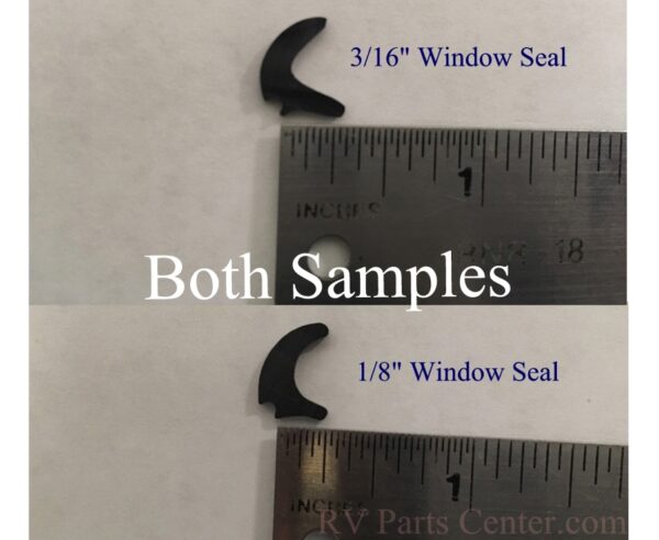 Hehr Glazing Bead Used on 1/8 Glass, White Exterior RV Window Seal  - H009-842-41