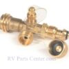 BRASS TEE W/4 PORTS, Camco Mfg., Inc. 59113