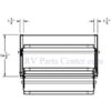 24 inch Triple RV Step 8 inch Rise, Stromberg Carlson SMFP-3100