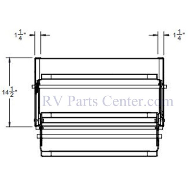 24 inch Triple RV Step 8 inch Rise, Stromberg Carlson SMFP-3100