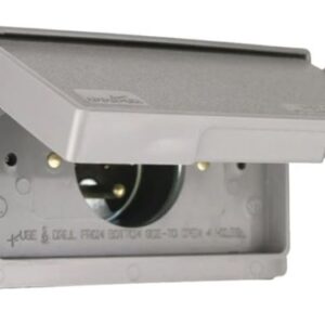 Weatherproof Male Receptacle, Cooper Wire S3999-SP-L Weatherproof Male Receptacle, Cooper Wire S3999-SP-L