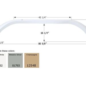 Carriage Tandem Axle Fender Skirt 80-5/8", Icon FS1792 Carriage Tandem Axle Fender Skirt 80-5/8", Icon FS1792