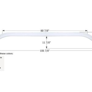 Carriage Triple Axle Fender Skirt 106-7/8", Icon FS2257