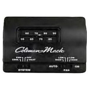 Wall Thermostat Analog Heat/Cool - Black, Coleman 7330F3852 Wall Thermostat Analog Heat/Cool - Black, Coleman 7330F3852