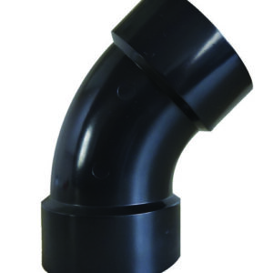 3 Inch 45 Deg Elbow, Hub ABS, Valterra D50-2887