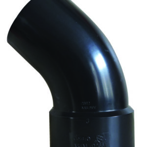 3 Inch 45 Deg Spigot x Hub Street, ABS, Valterra D50-2892
