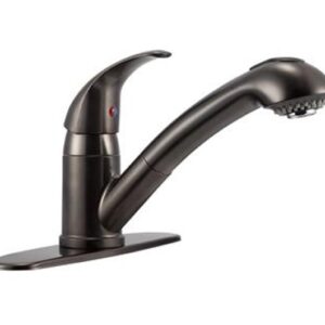 Pull-Out RV Kitchen Faucet, Venetian Bonze, Dura Faucet DF-NMK852-VB