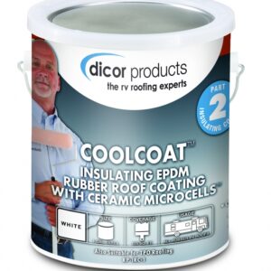 CoolCoat Insulating Coating - 1 gallon , Dicor RP-IRC-1