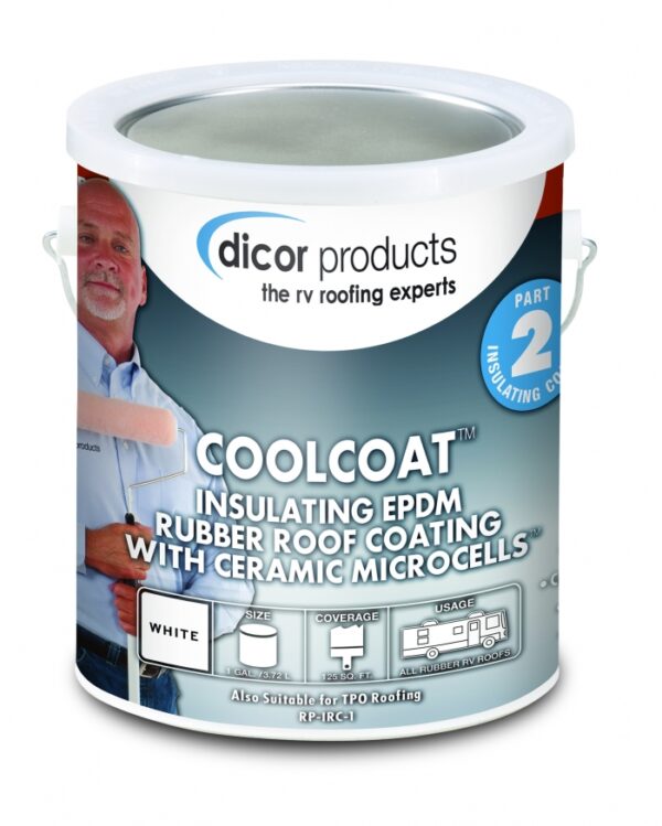 CoolCoat Insulating Coating - 1 gallon , Dicor RP-IRC-1