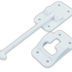 Door Catch Plastic Polar White, JR Products 10444 Door Catch Plastic Polar White, JR Products 10444