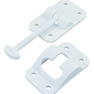 Door Catch T-Style Polar White, JR Products 10414