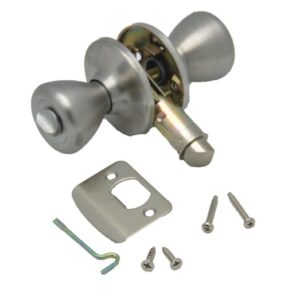 Privacy Door Lock Set; Silver - AP Products 013-202 Privacy Door Lock Set; Silver - AP Products 013-202