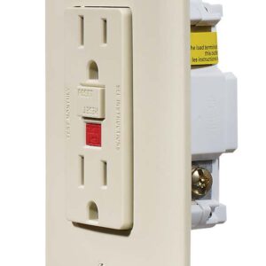 Dual GFCI Receptacle, Ivory, RV Designer S803