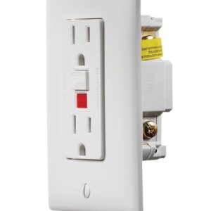 Dual GFCI Receptacle, White, RV Designer S801