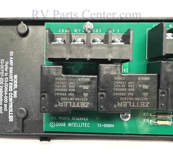 EMS Control Board Model 960, Intellitec 00-00894-700