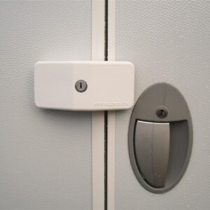 Entry Door Lock White, Milenco America 2042 Entry Door Lock White, Milenco America 2042