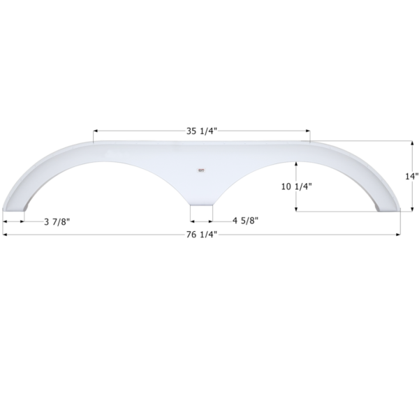 Dutchmen 5th Wheel Travel Trailer Fender Skirt, Icon FS1708