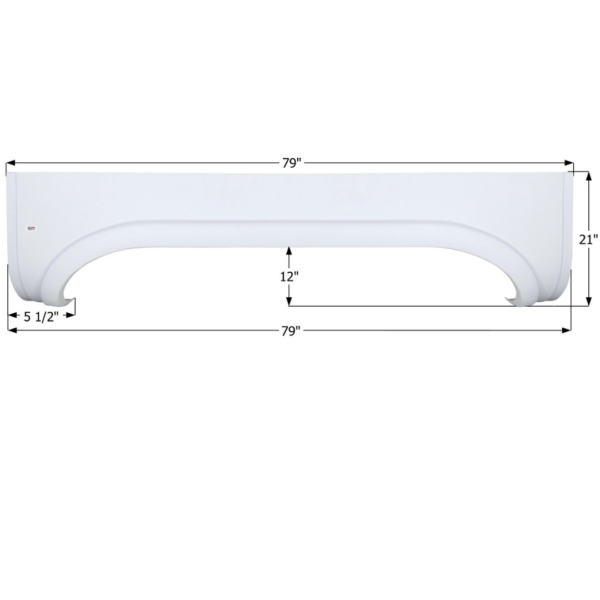 Newmar 5th Wheel Travel Trailer Fender Skirt, Icon FS1717