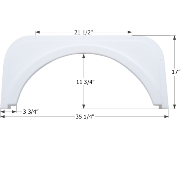 Travelmate Single Fender Skirt, Icon FS1722