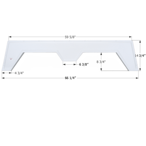 Kustom Koach 5th Wheel Travel Trailer Fender Skirt, Icon FS1737