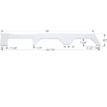 Icon FS1762 Glendale 5th Wheel Fender Skirt