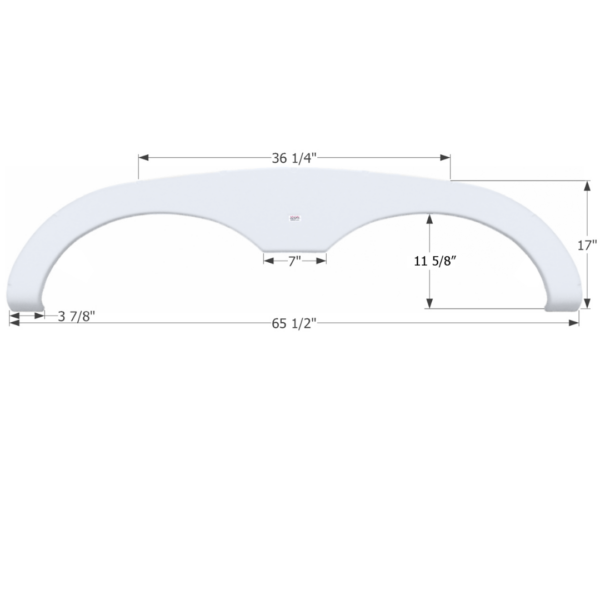 Sunline Travel Trailer Fender Skirt, Icon FS1773