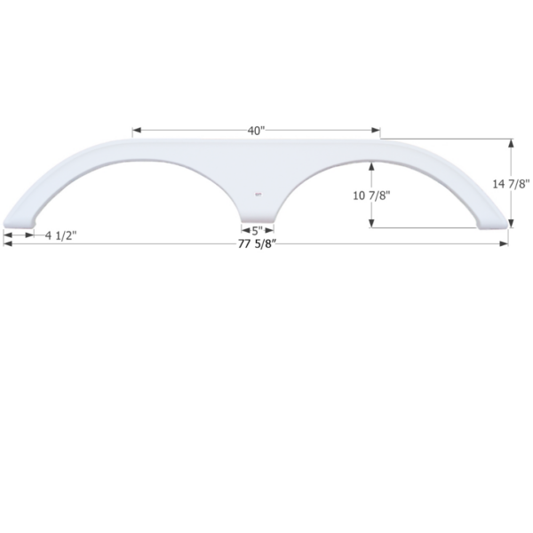 Thor 5th Wheel Travel Trailer Fender Skirt 77-5/8″, Icon FS1775