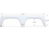 Cruiser 5th Wheel Travel Trailer Fender Skirt, Icon FS1799