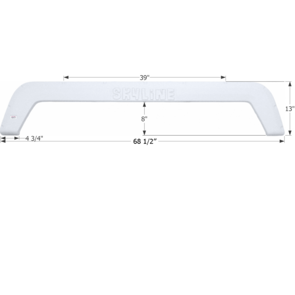 Layton Skyline 5th Wheel Travel Trailer Fender Skirt, Icon FS1933