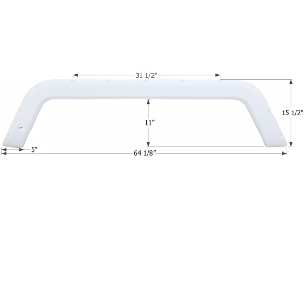 R-Vision 5th Wheel Travel Trailer Fender Skirt, Icon FS1935