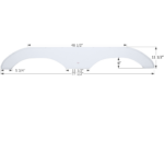 Sun Valley Travel Trailer Fender Skirt, Icon FS1966