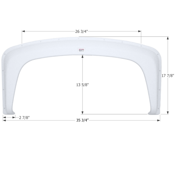 Gulf Stream Single Fender Skirt, Icon FS2073