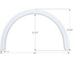 Four Winds Single Axle Fender Skirt Icon FS2123