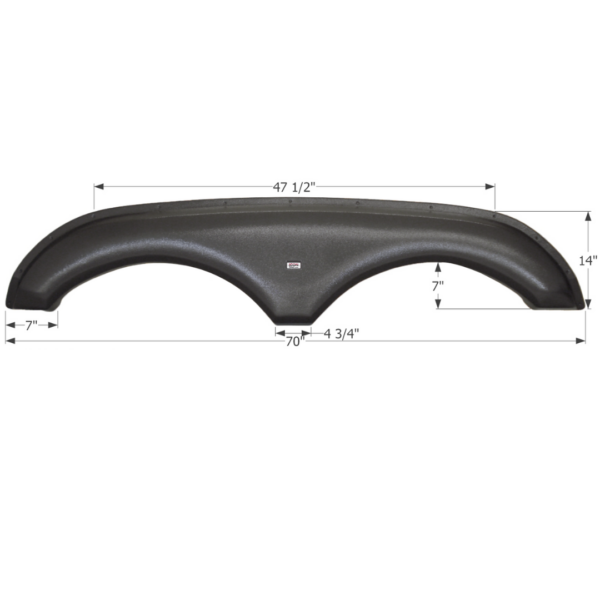 Open Range RV Fifth Wheel Travel Trailer Fender Skirt, Icon FS2135