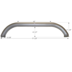 Icon FS2138 Tandem Fender Skirt