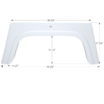 Icon FS2155 Glendale Single Axle Fender Skirt