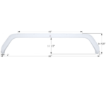 Sunline Tandem Fender Skirt 66″, Icon FS2245