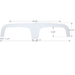 Icon FS2291 Excel Tandem Fender Skirt